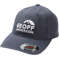 Šiltovka Geoff Anderson Flexfit Washed, modrá 3D logo
