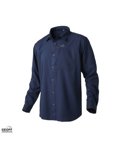 Košeľa s dlhým rukávom Ezmar Light, modrá