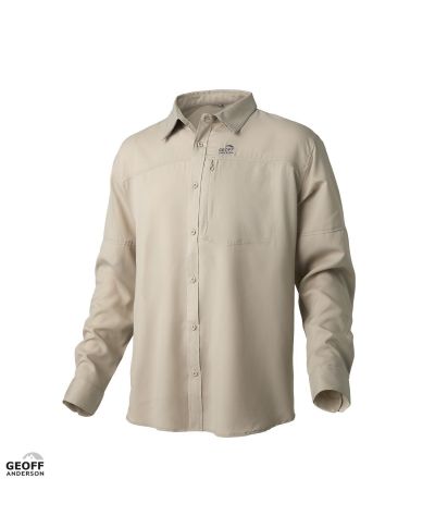 Košeľa s dlhým rukávom Ezmar Light, khaki